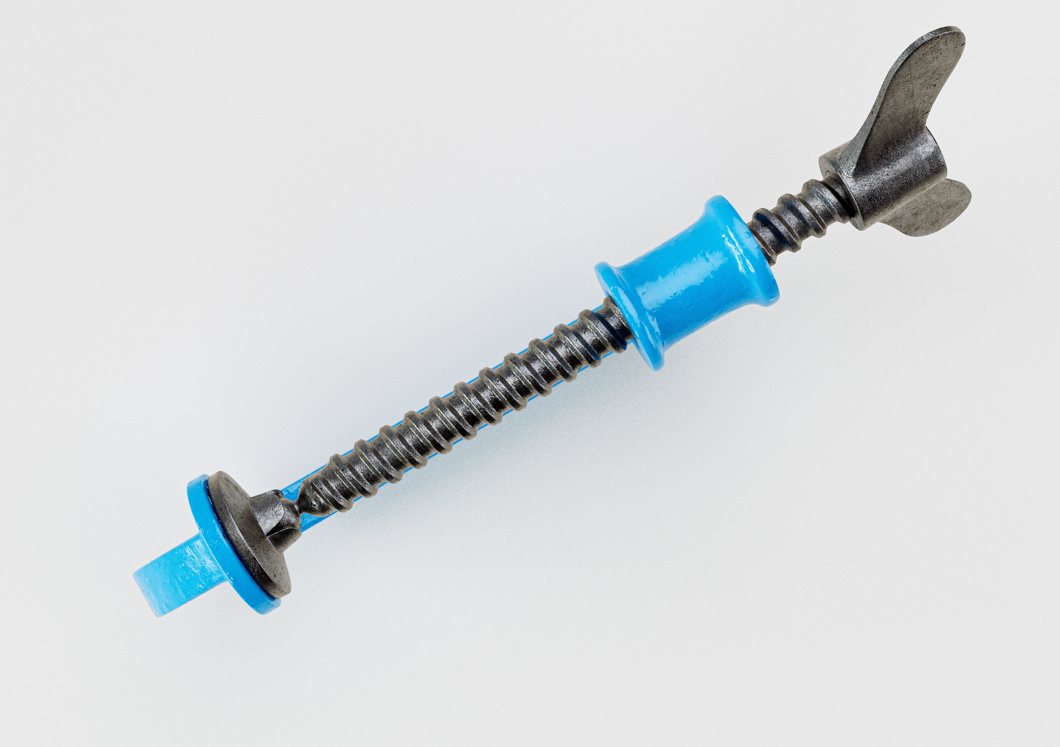 Vintage G-clamp 3D model_4