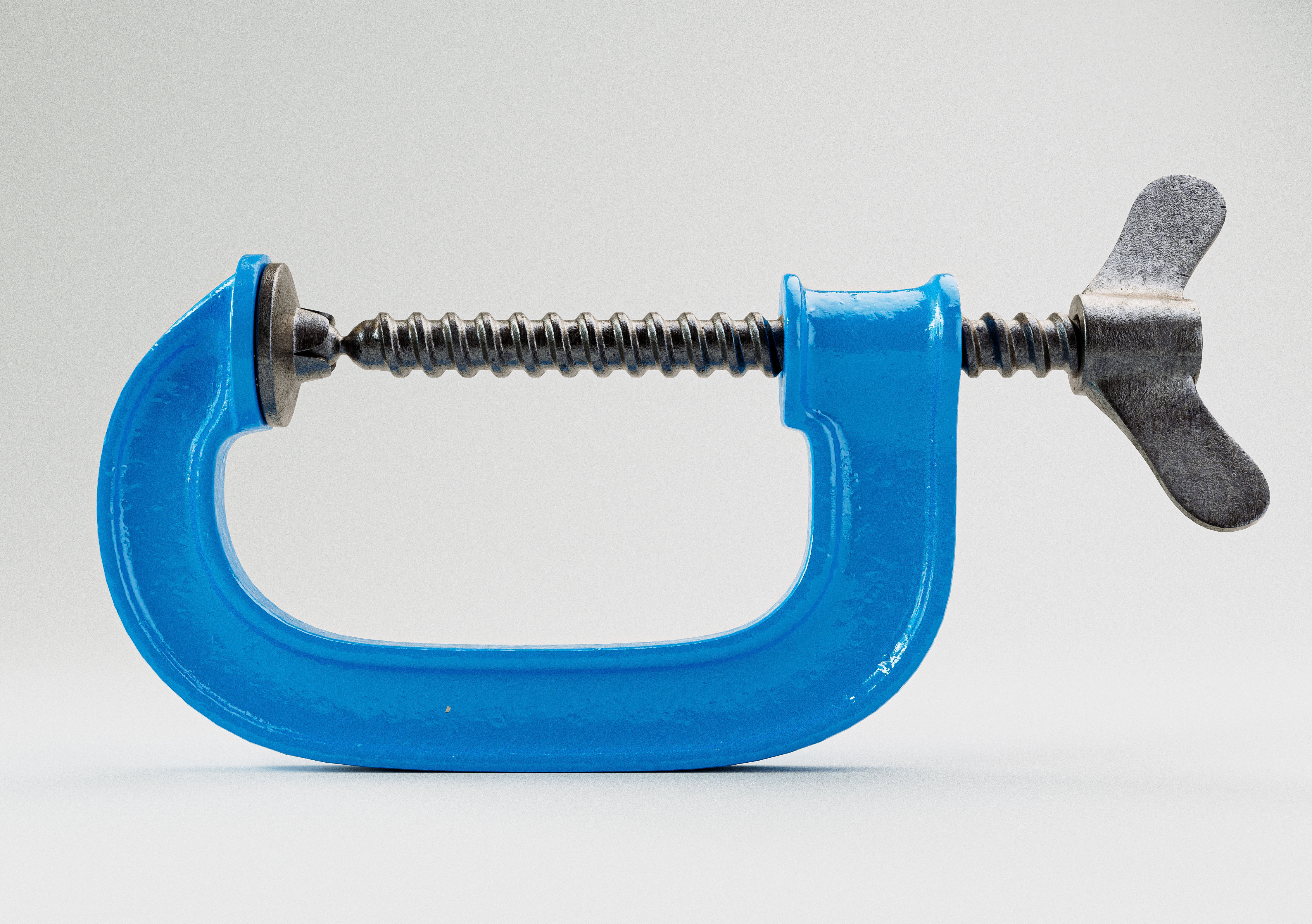 Vintage G-clamp 3D model_1