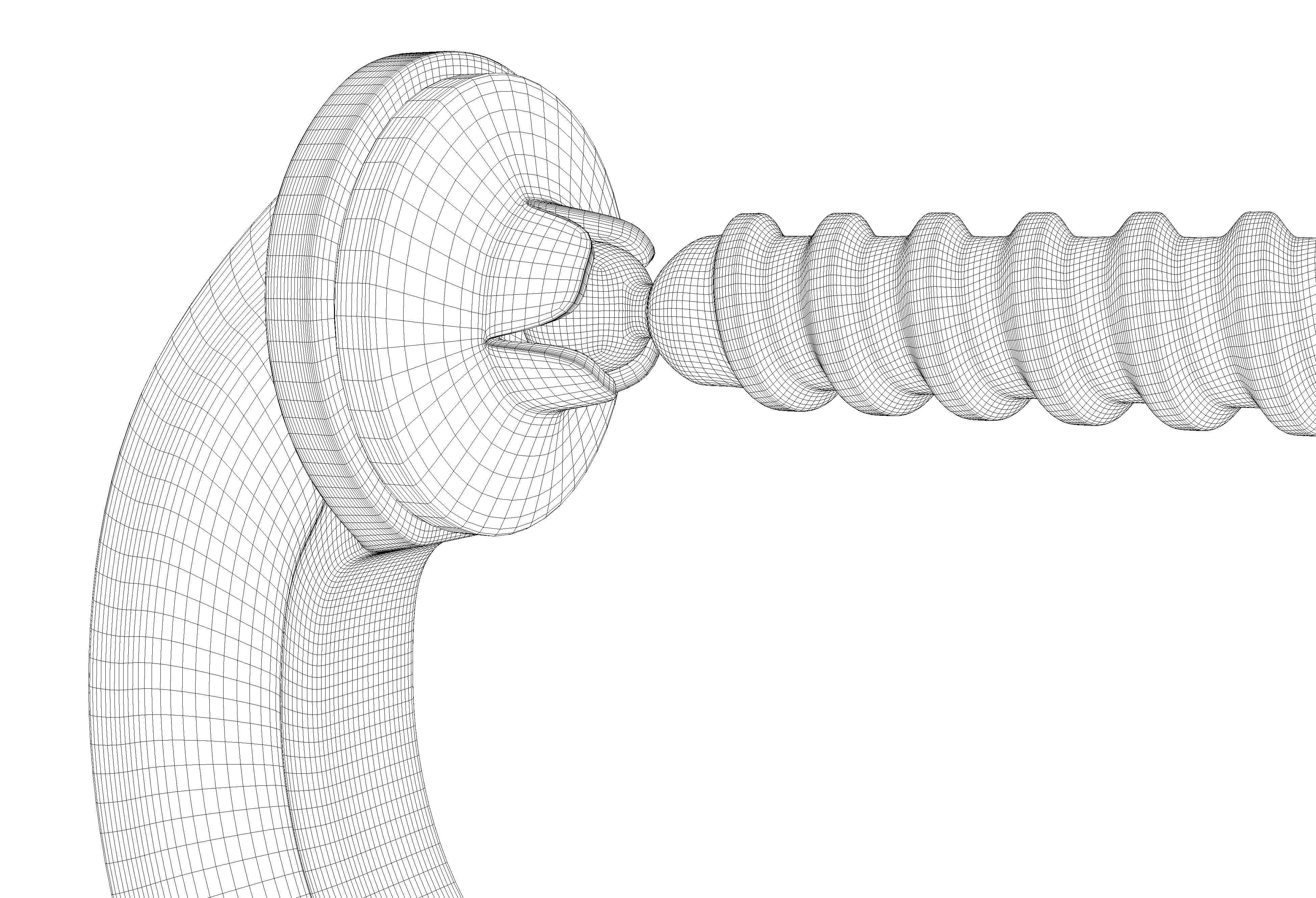 Vintage G-clamp 3D model_12