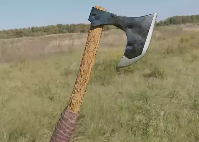 Low Poly Axe