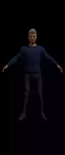 Game Ready Character With Cloths