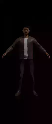 Game Ready Character With Cloths