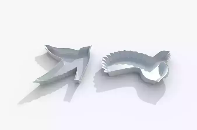 Tableware in the form of birds