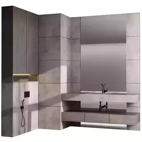 Bathroom furniture by Fauset Bathroom Mina set 103