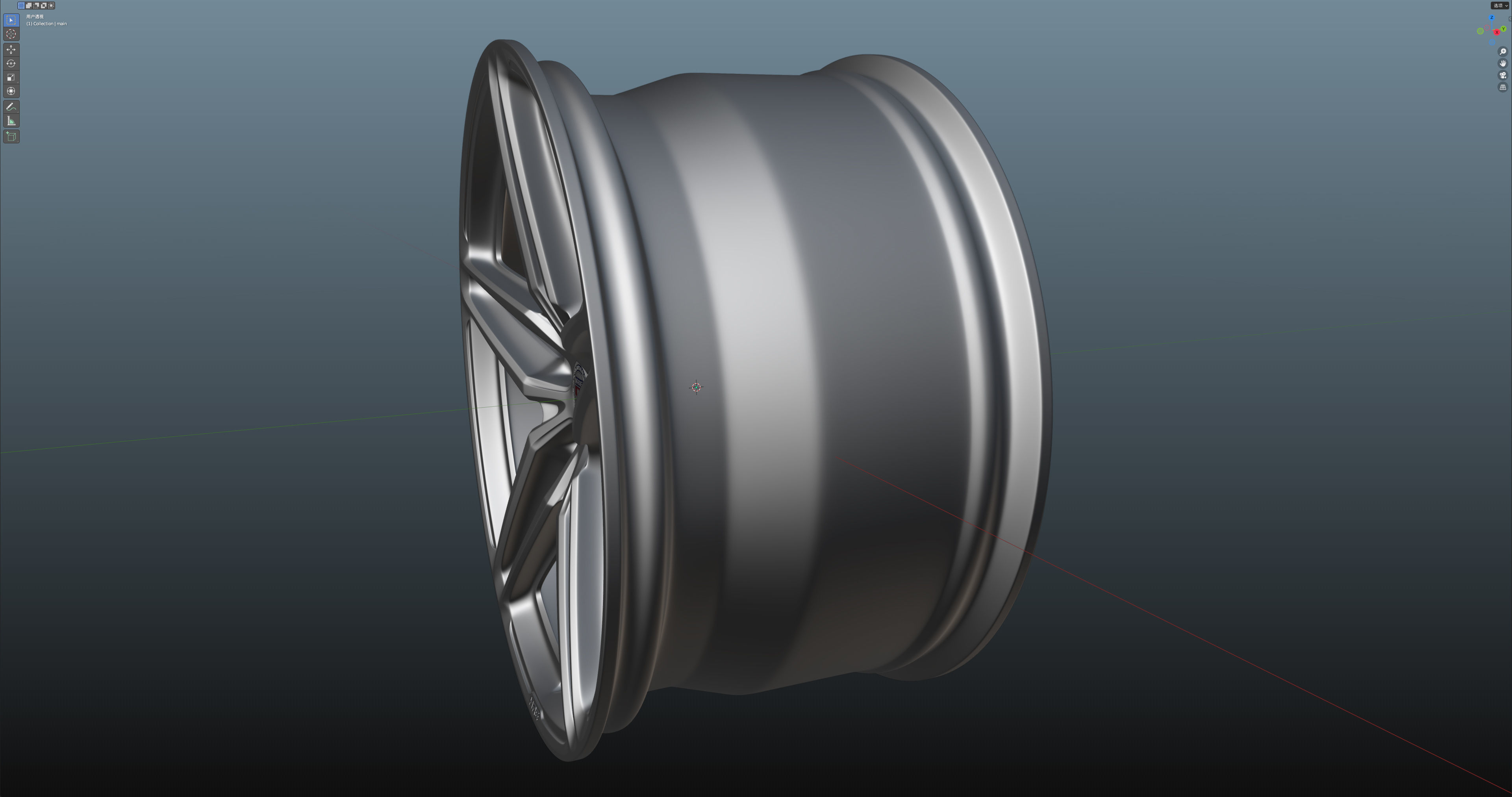 HRE P107SC Low-poly 3D model_16