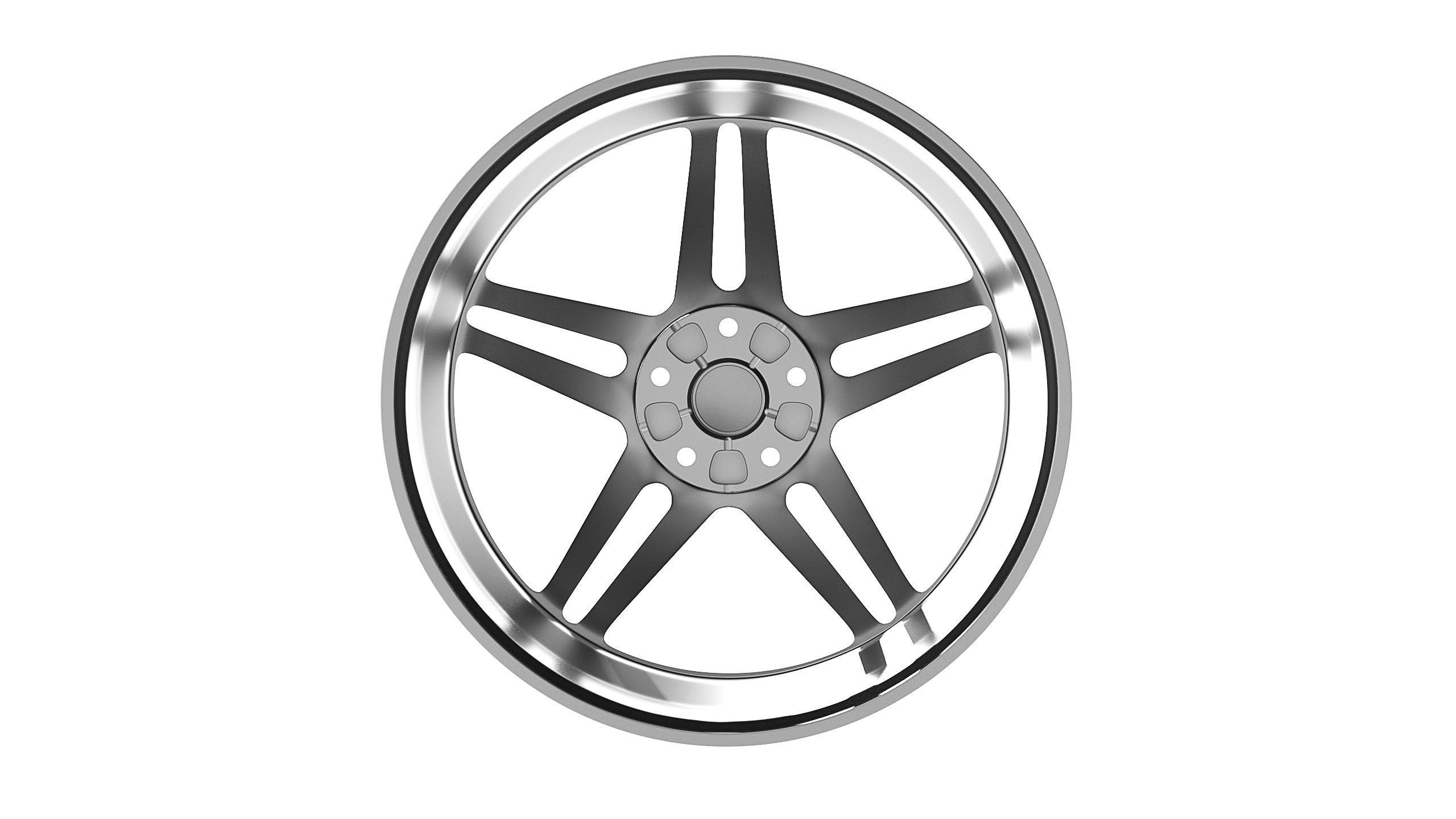 HRE P107SC Low-poly 3D model_5