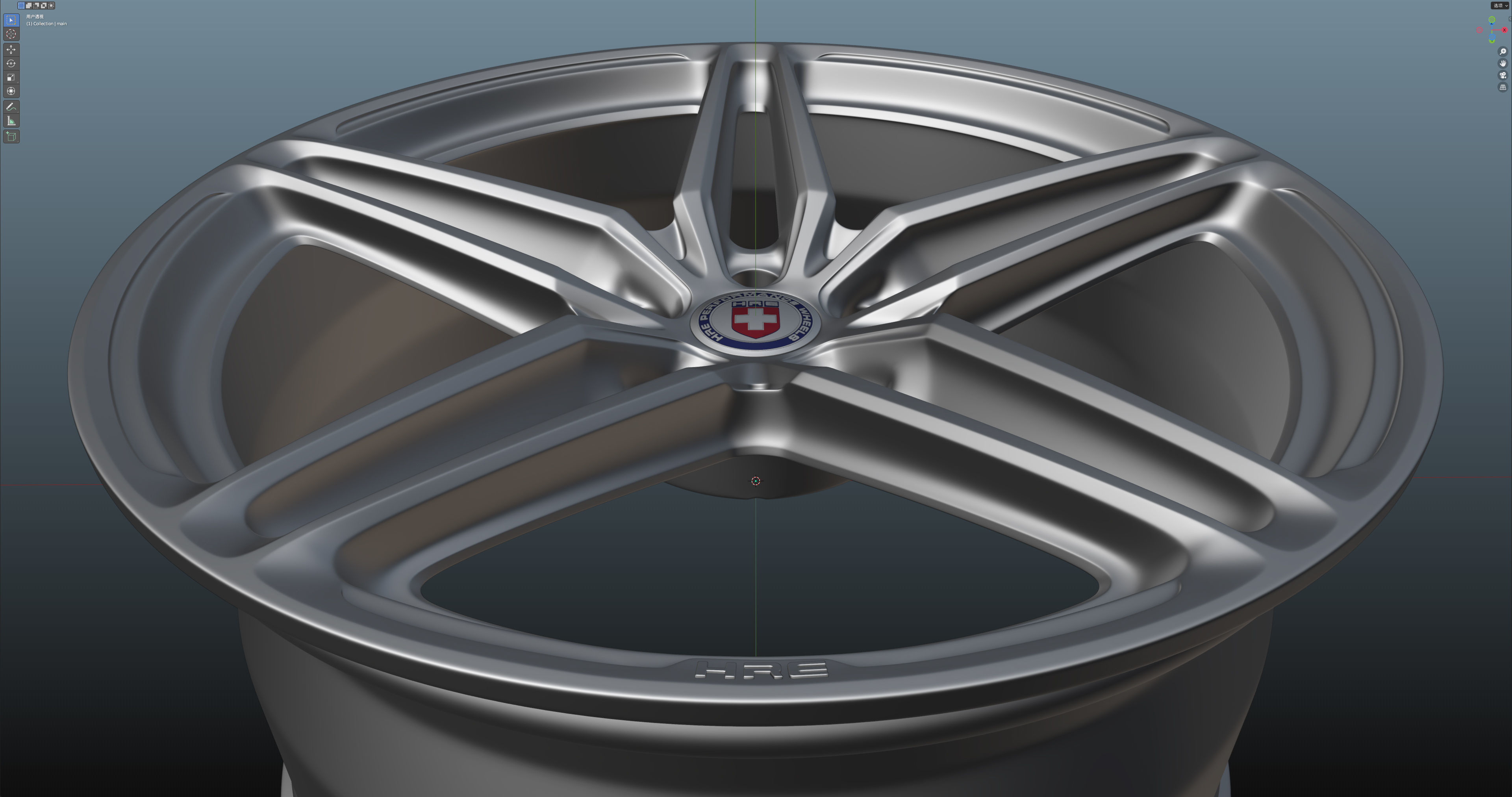 HRE P107SC Low-poly 3D model_21