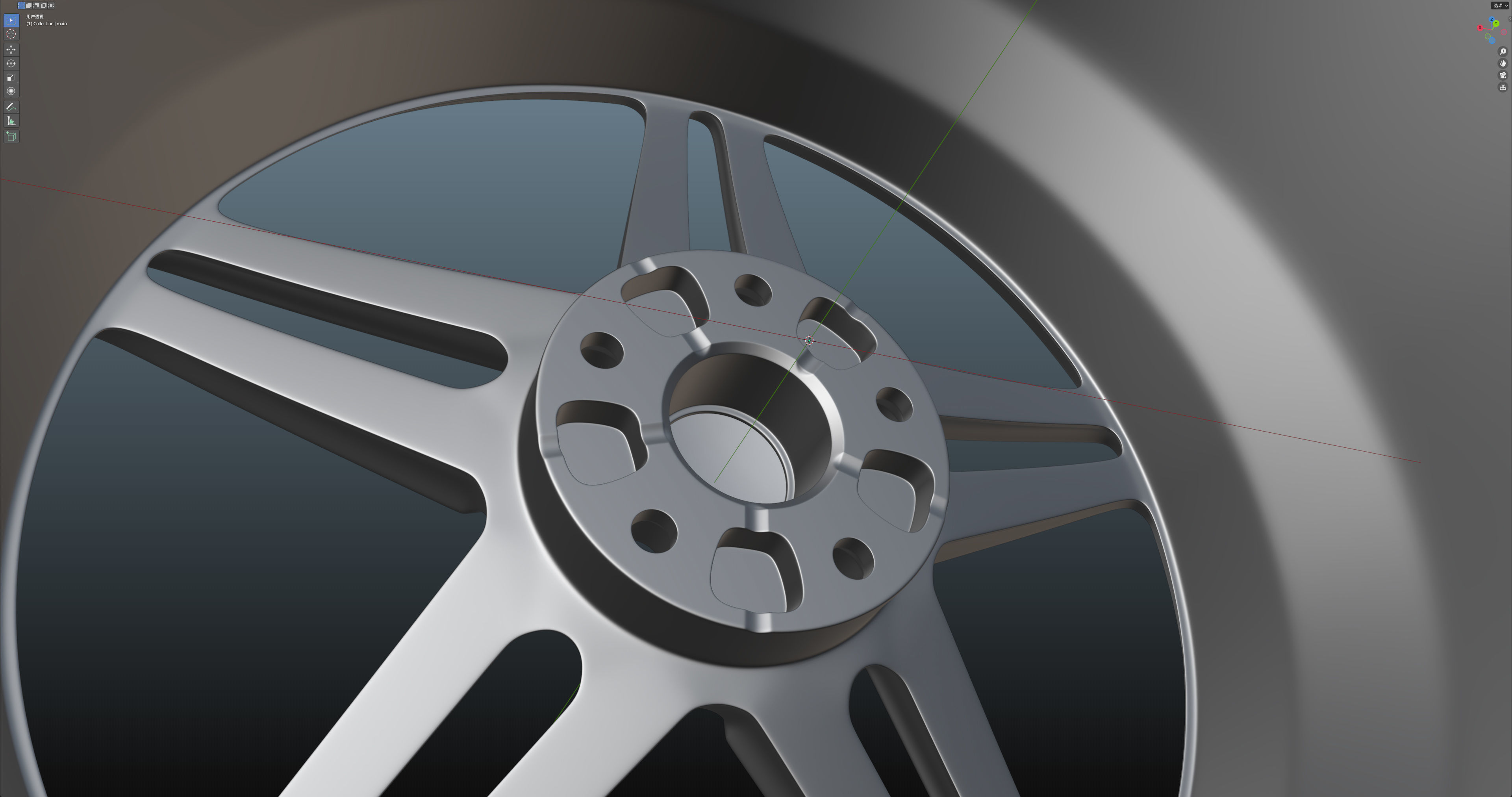 HRE P107SC Low-poly 3D model_14