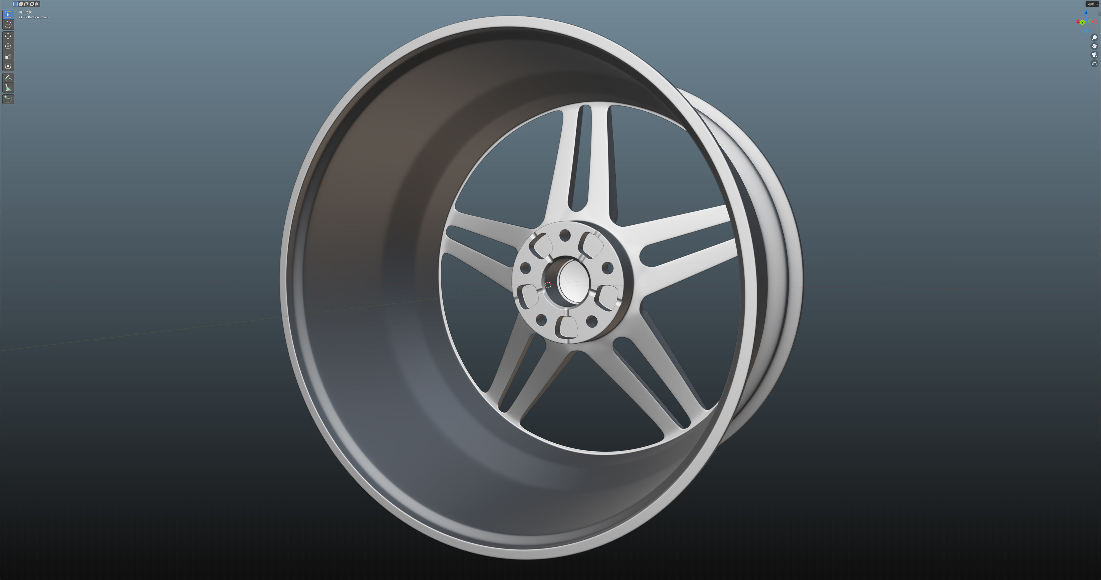 HRE P107SC Low-poly 3D model_13