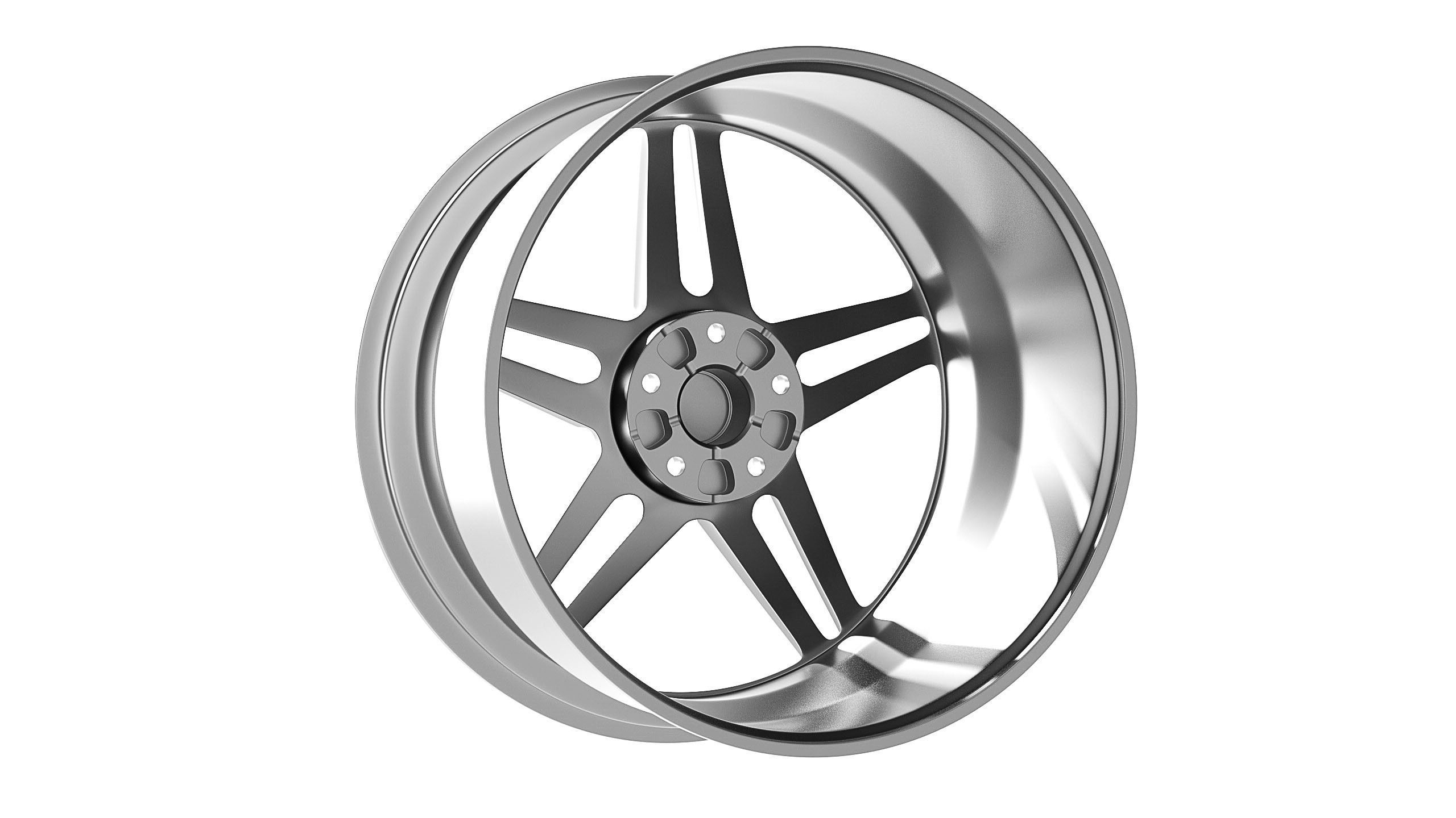 HRE P107SC Low-poly 3D model_4