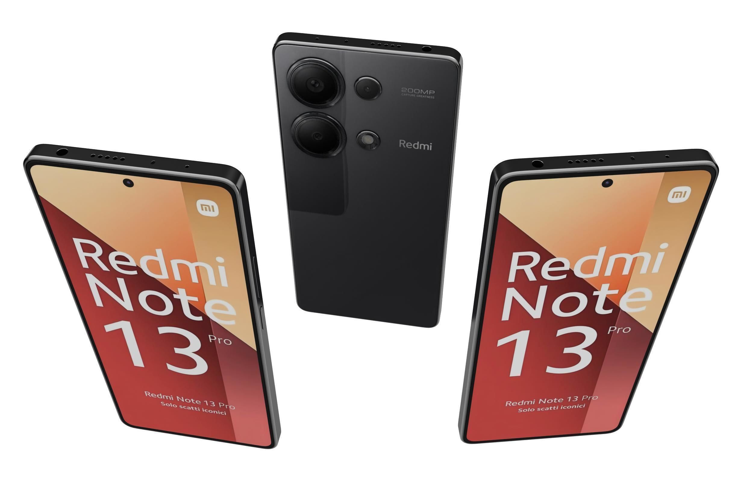 Redmi Note 13 Pro Black 3D model_1