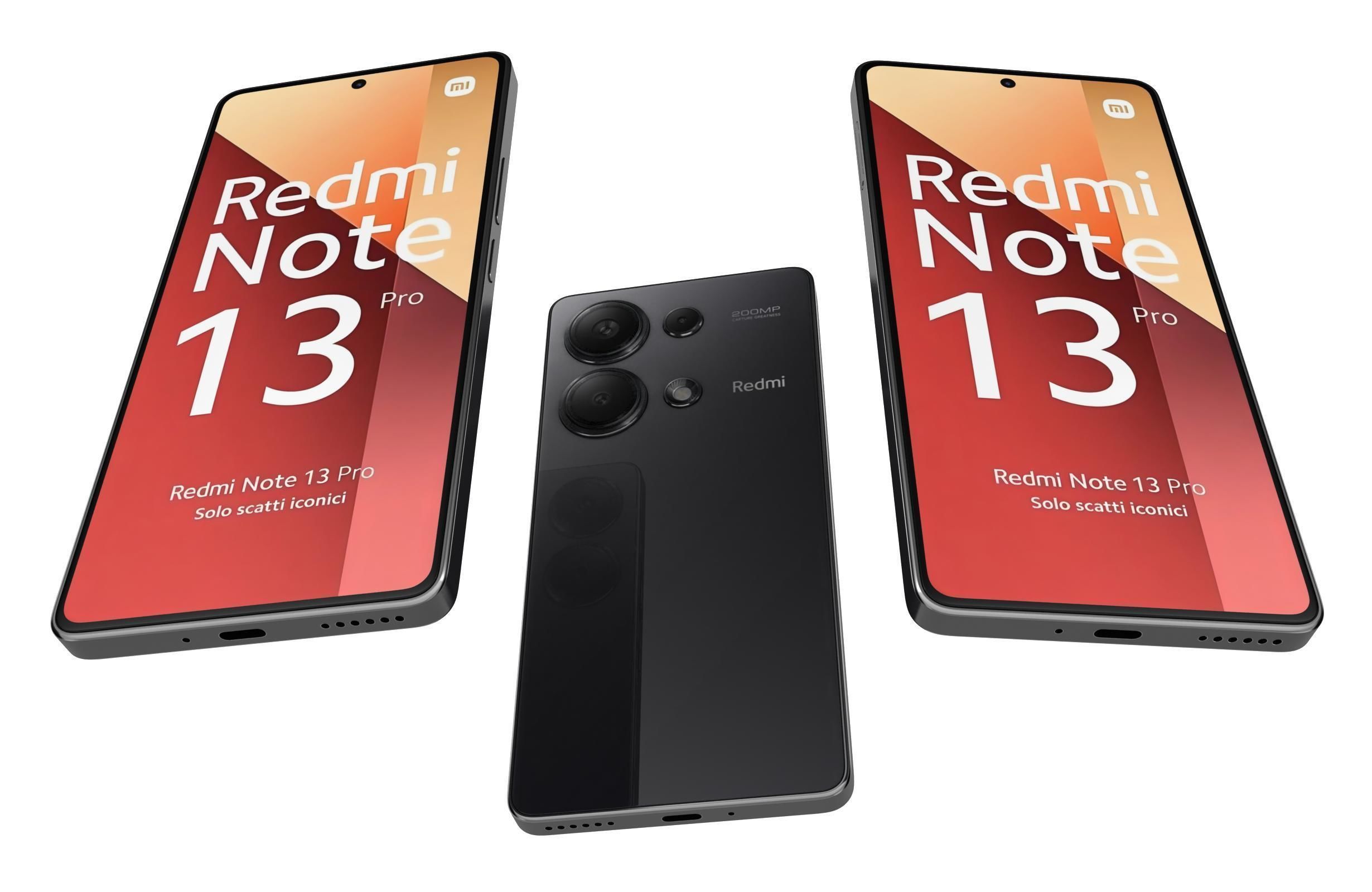 Redmi Note 13 Pro Black 3D model_2