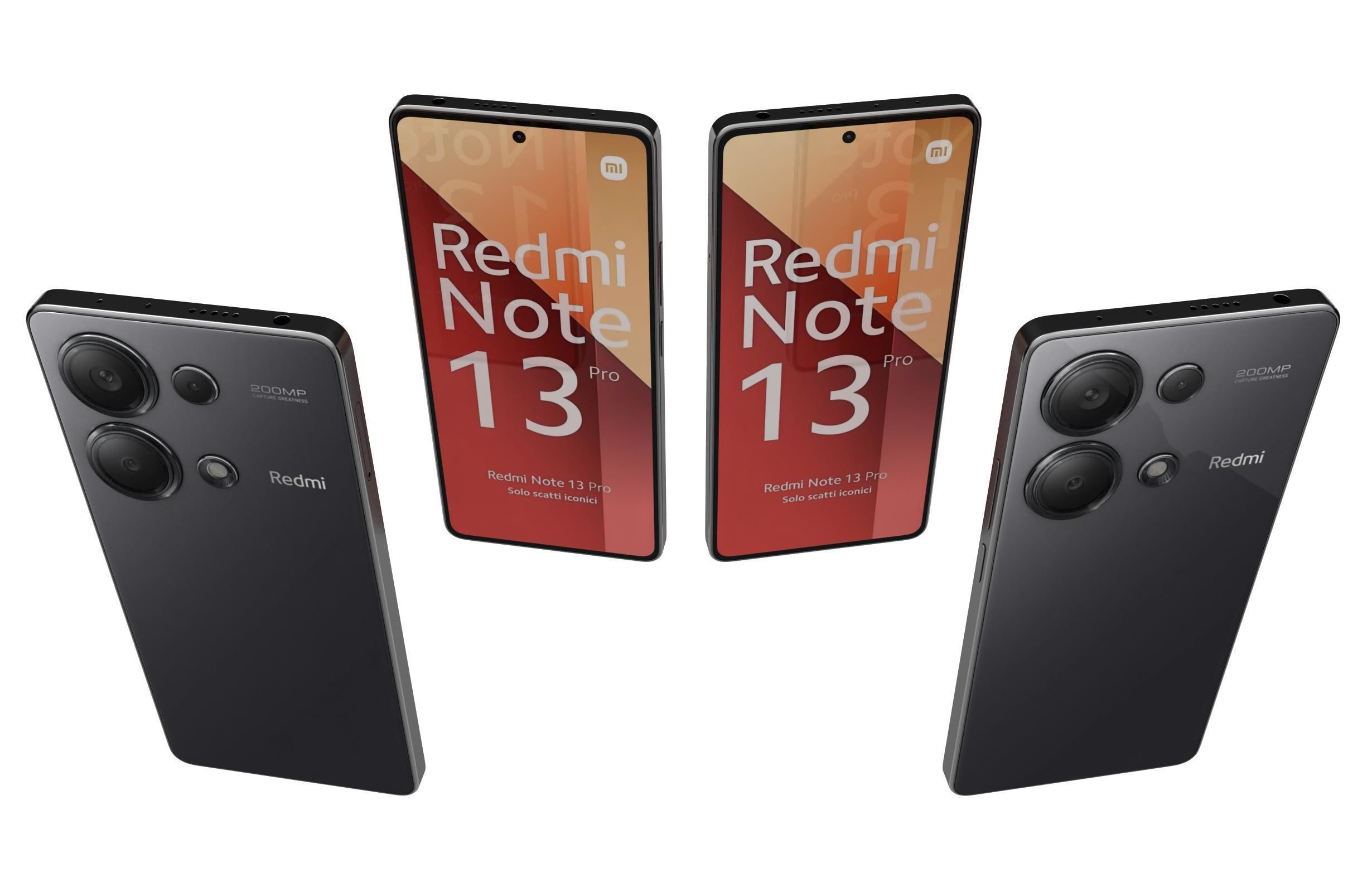 Redmi Note 13 Pro Black 3D model_4