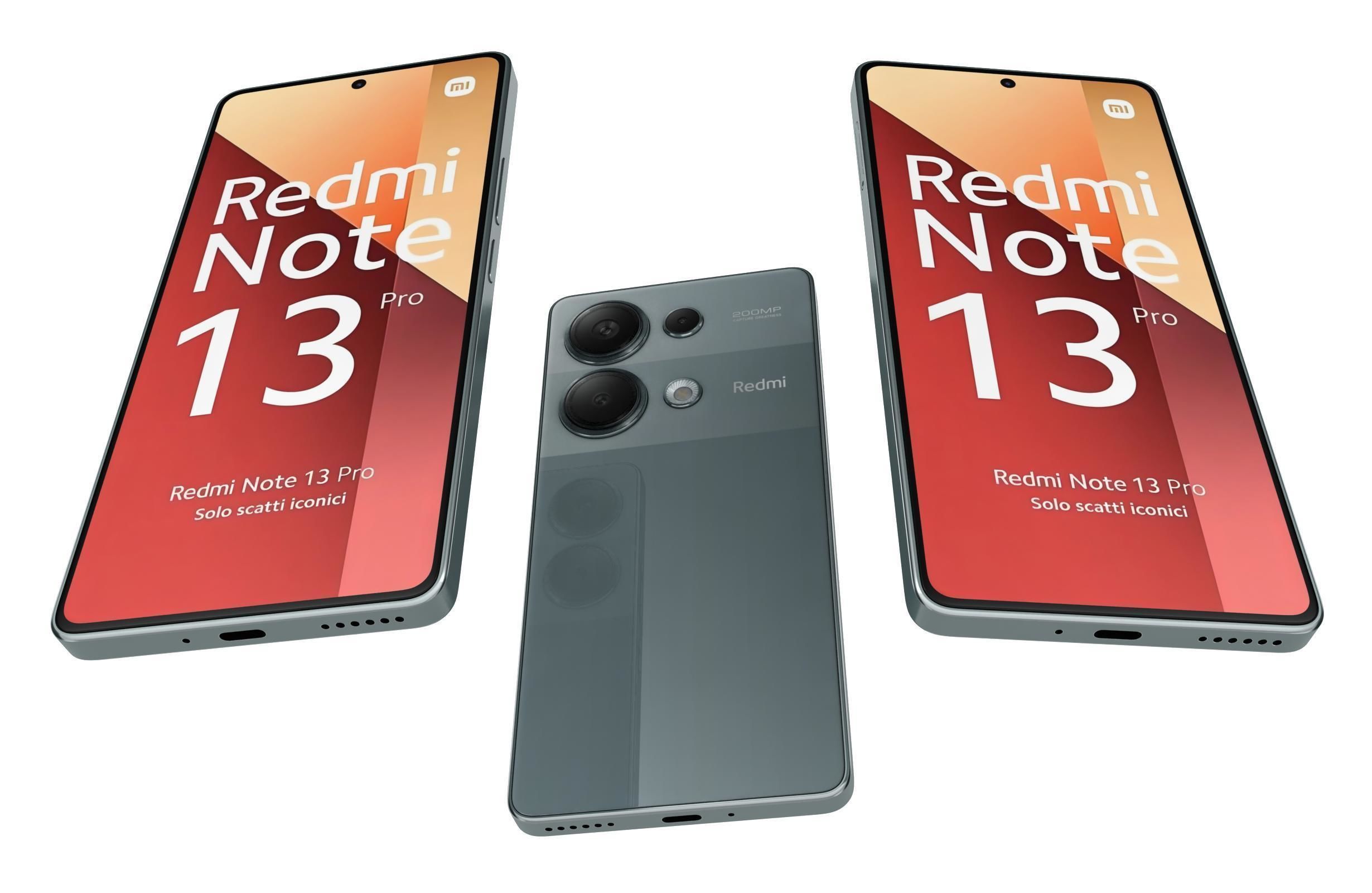 Redmi Note 13 Pro Green 3D model_1