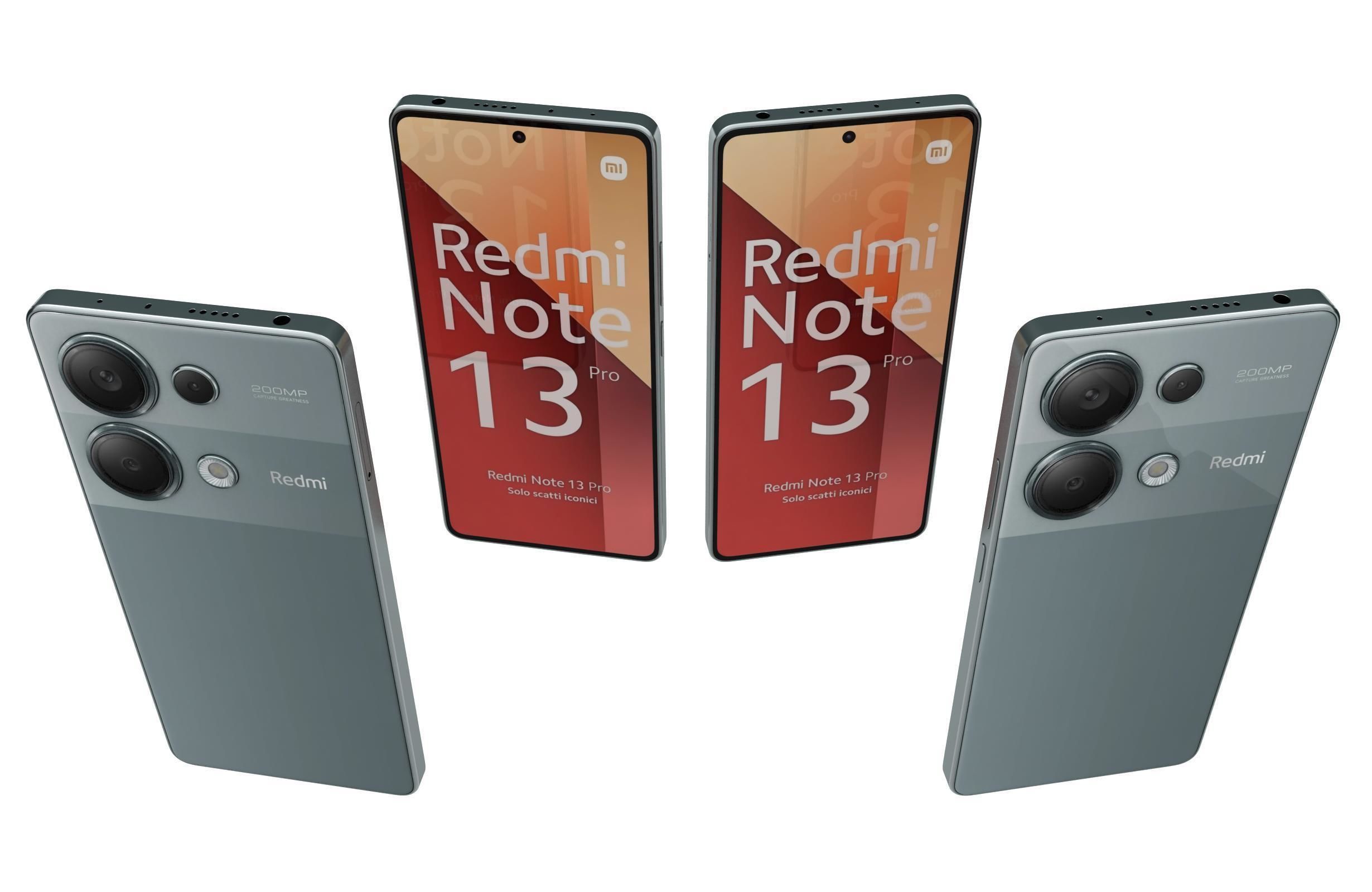 Redmi Note 13 Pro Green 3D model_4