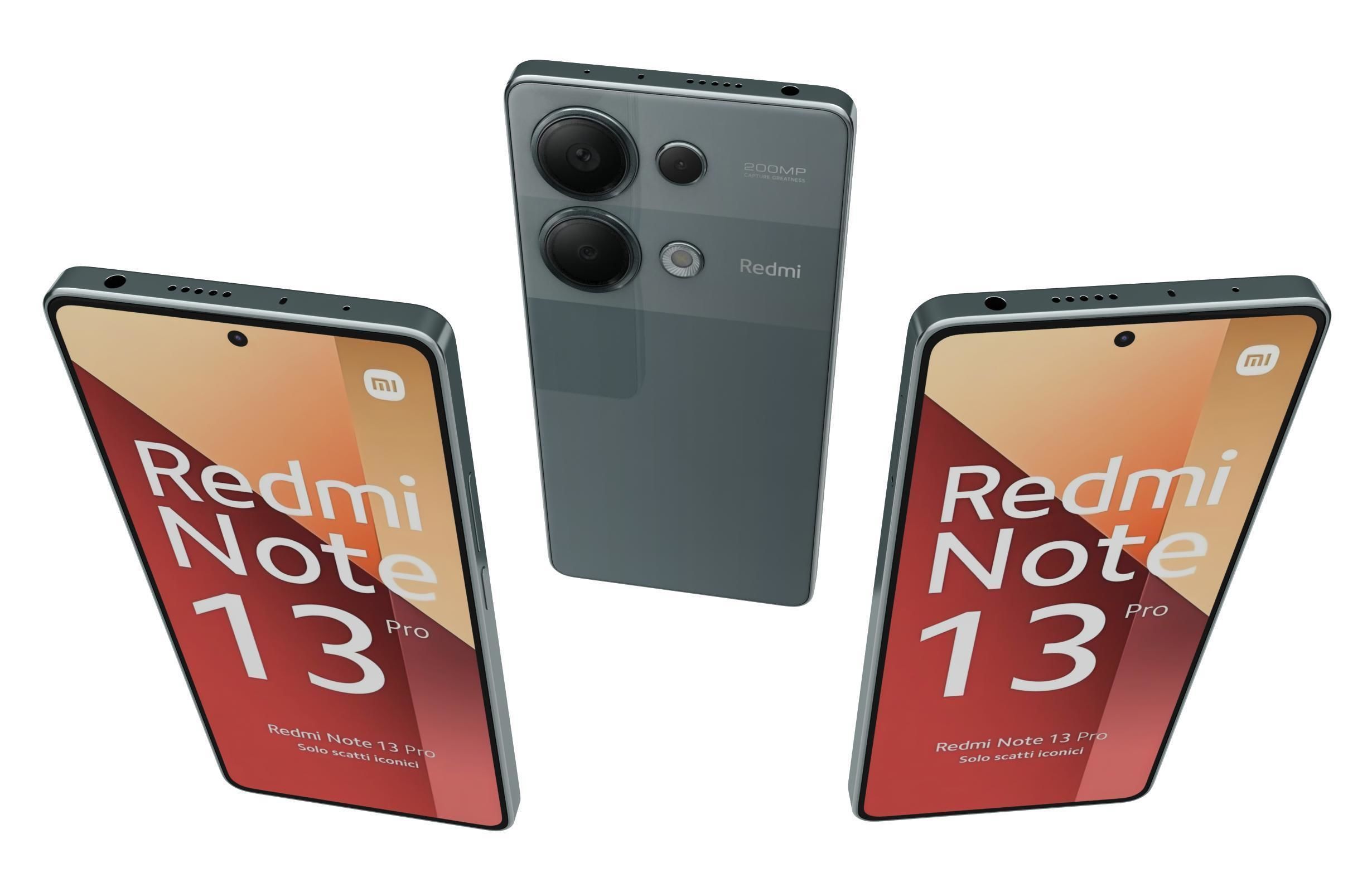 Redmi Note 13 Pro Green 3D model_2