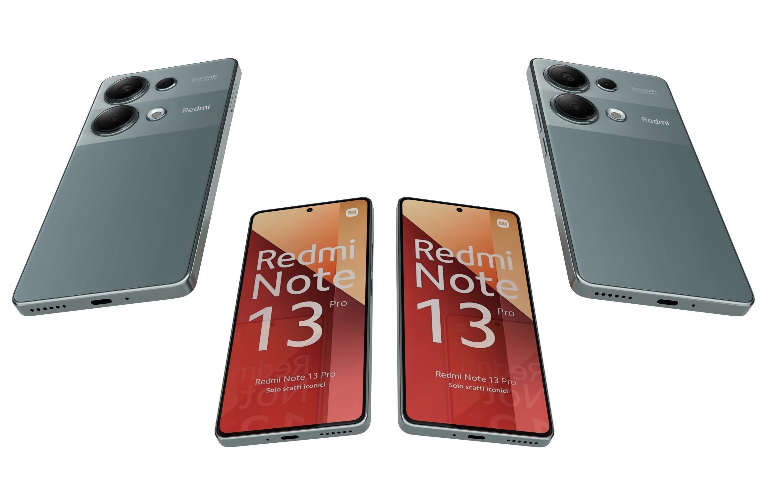 Redmi Note 13 Pro Green 3D model_5