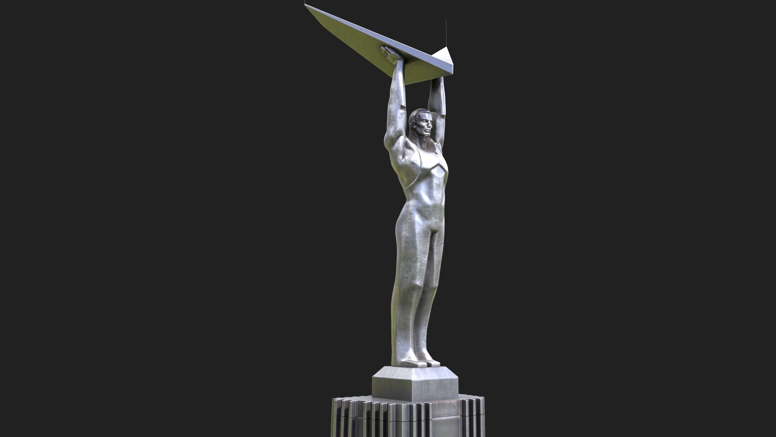 Glory Monument Low-poly 3D model_3