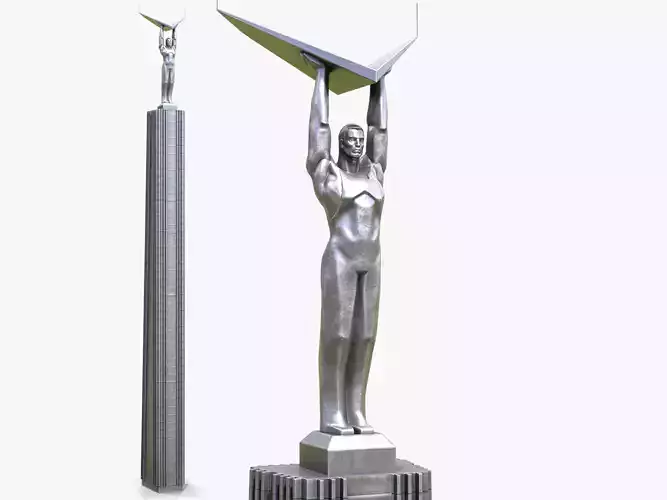 Glory Monument Low-poly 3D model