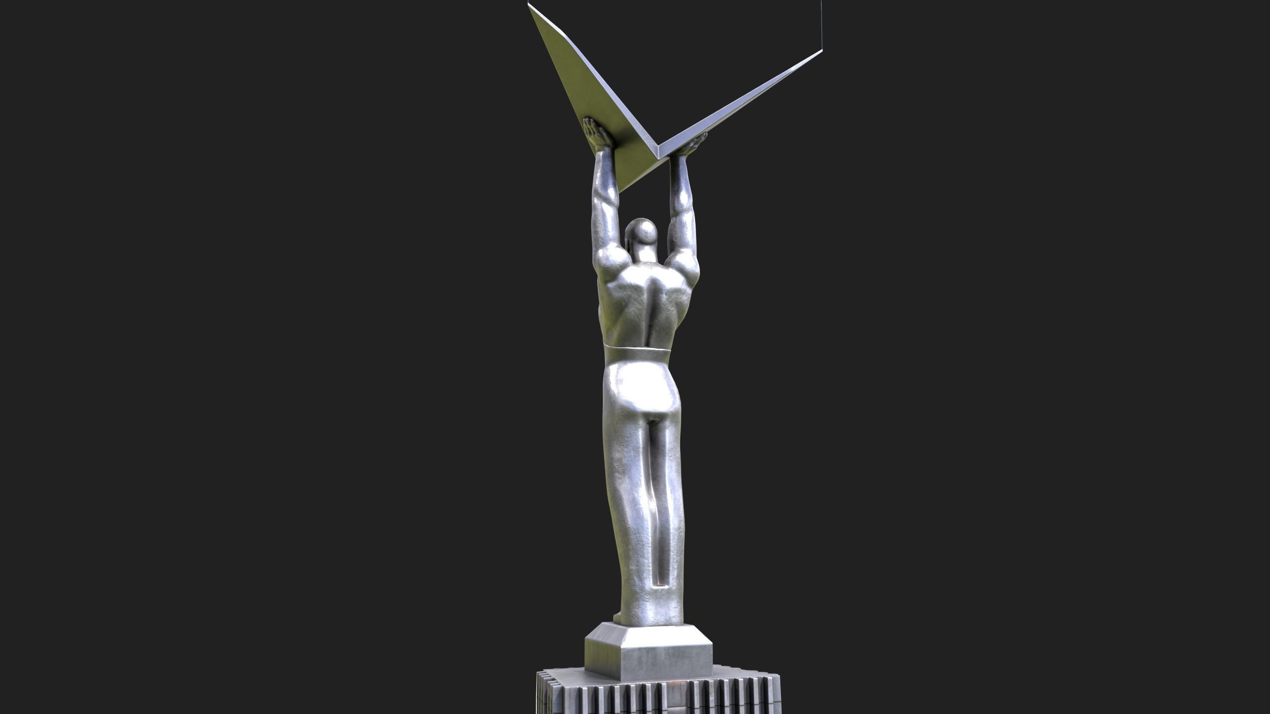 Glory Monument Low-poly 3D model_5