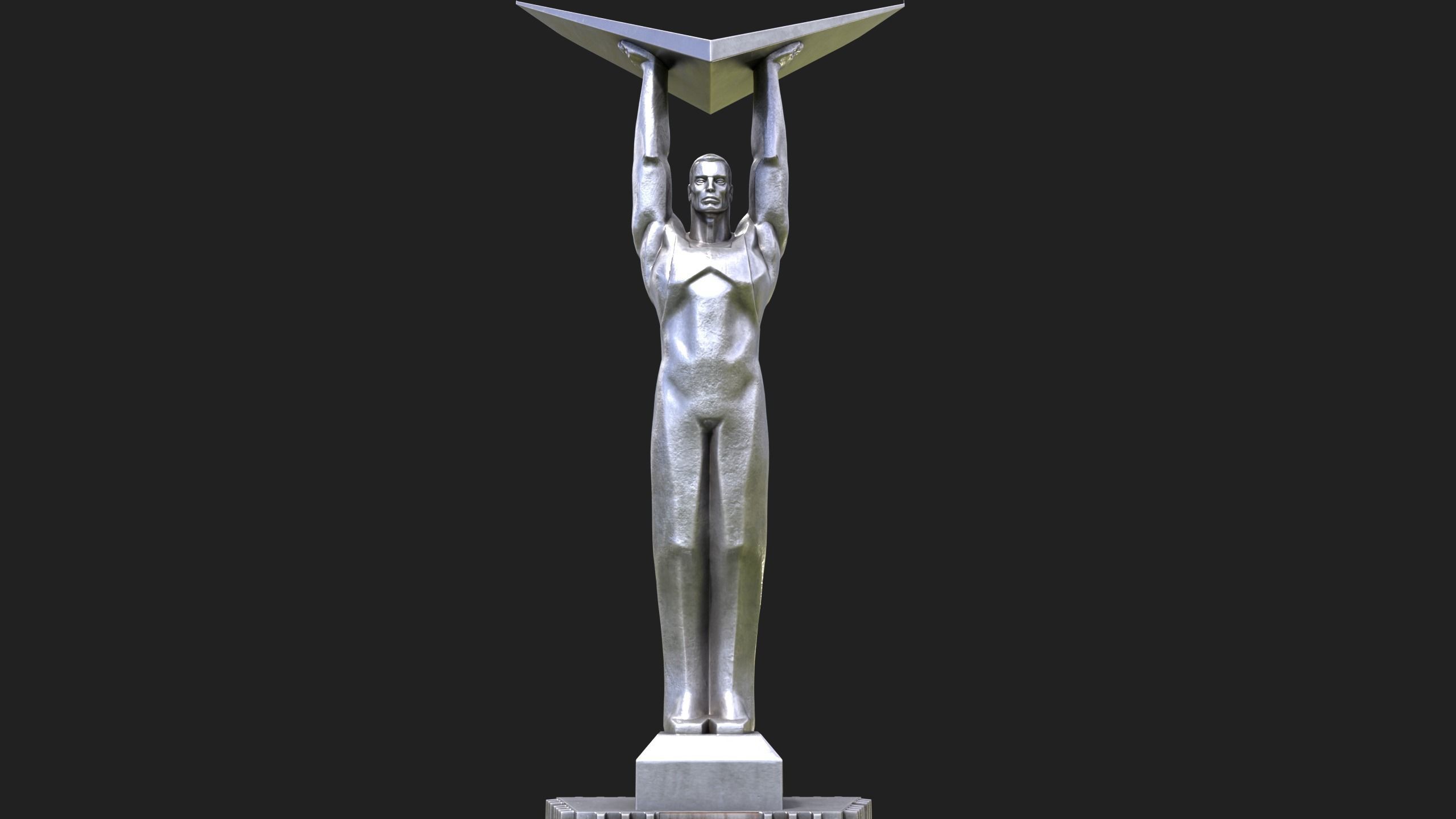 Glory Monument Low-poly 3D model_8