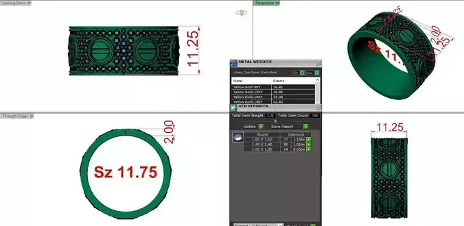 Cartier Screw Band with Diamonds
