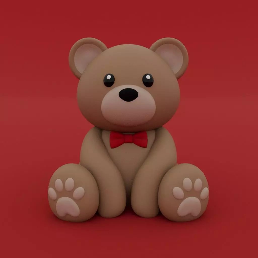 Valentines Special - Teddy Bear 3D print model_0
