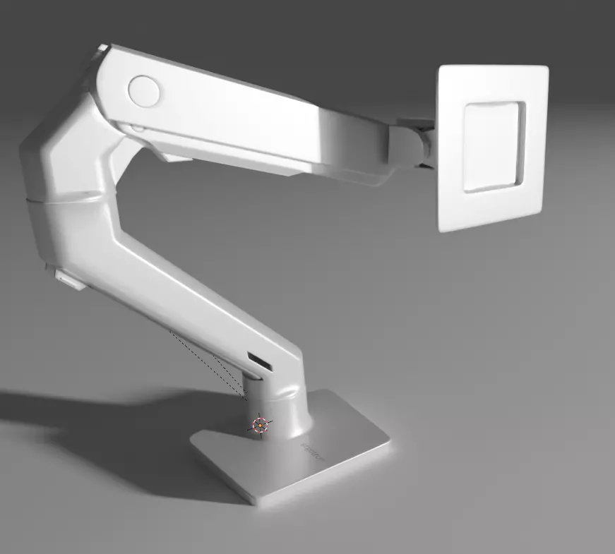 Ergotron HX Screen Support 3D model