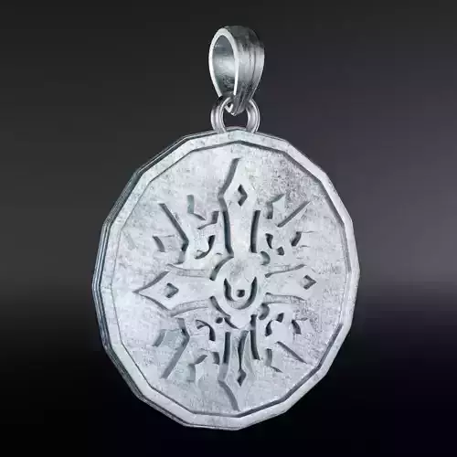Talisman symbol of darkness - 3D printable model