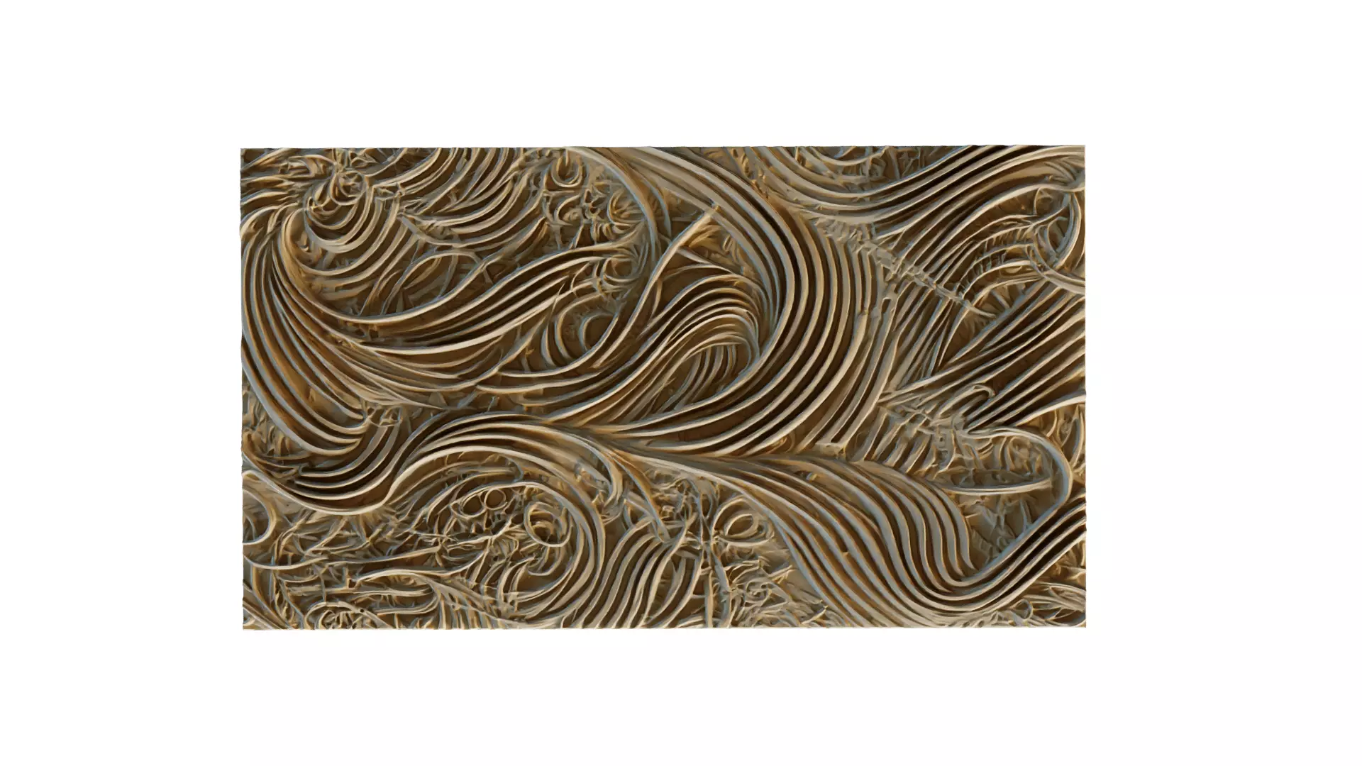 mural decor set wall panel 23 3D model_0