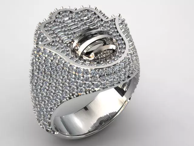 hand ring 3D print model