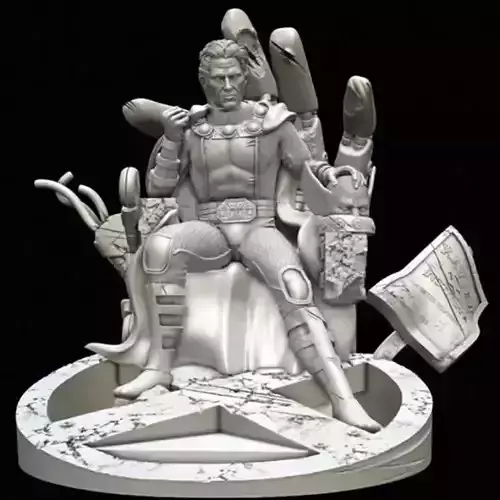 Magneto Throne 3D Model Ready to Print