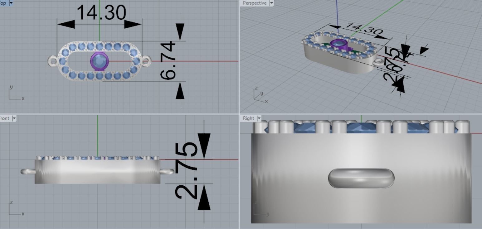 bracelet missika 3D print model_5