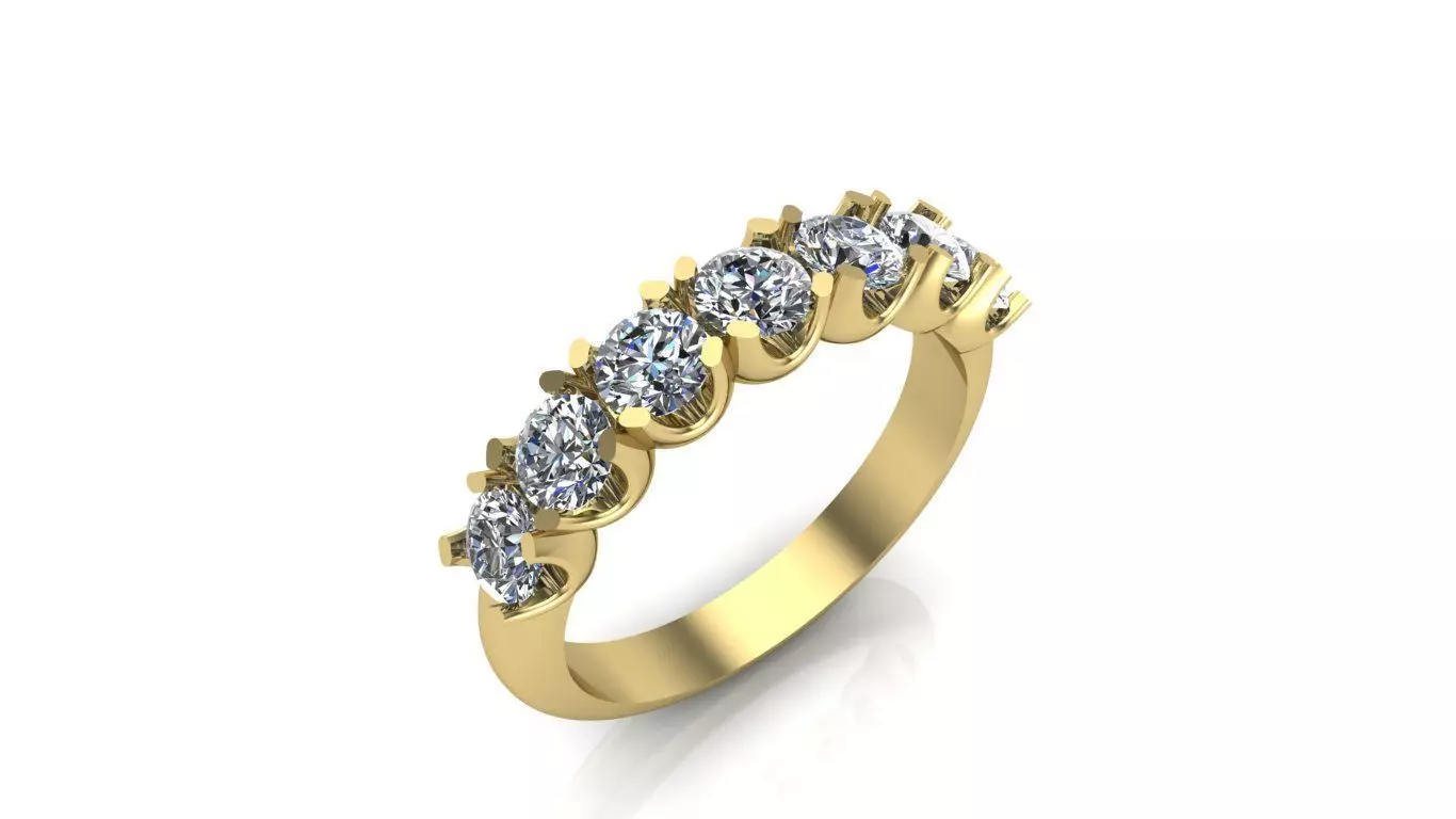 Engagement rings 3D print model_0