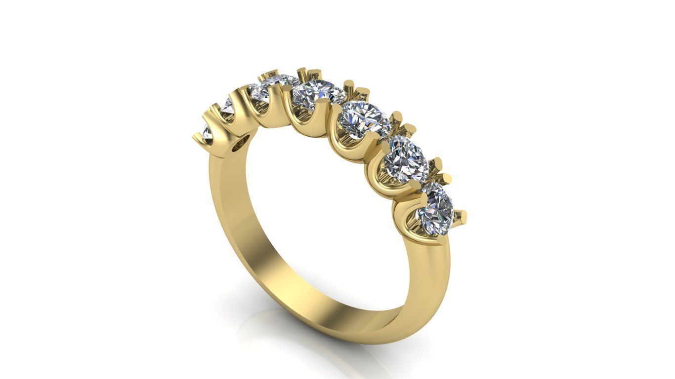 Engagement rings 3D print model_2