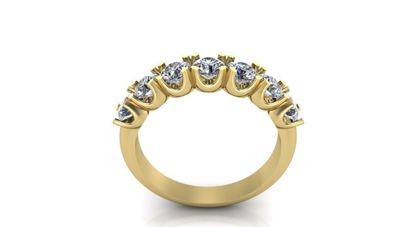 Engagement rings 3D print model_1