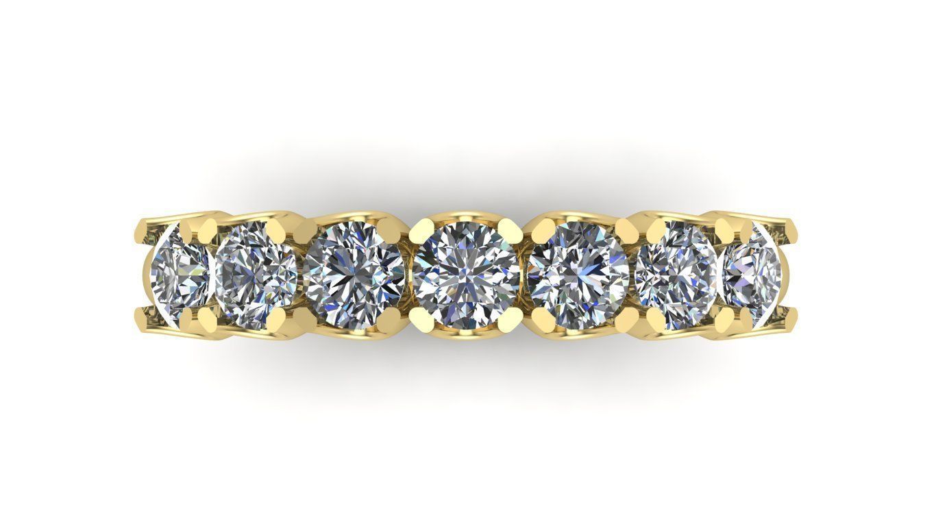 Engagement rings 3D print model_3