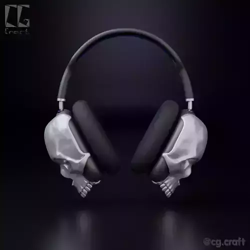  Skull covers for Airpods Max