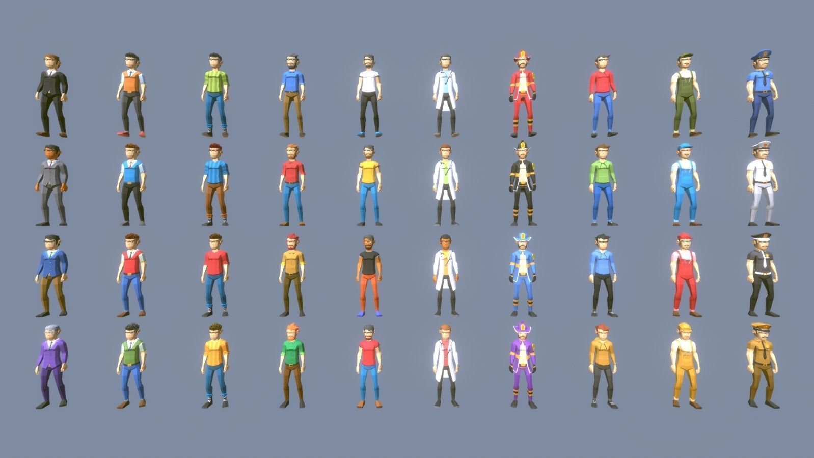 POLYGRUNT - Low Poly City Pack 3D ART Low-poly 3D model_11