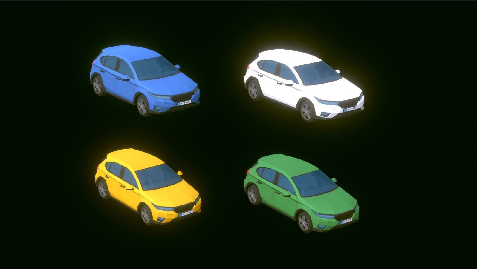 POLYGRUNT - Low Poly City Pack 3D ART Low-poly 3D model_16