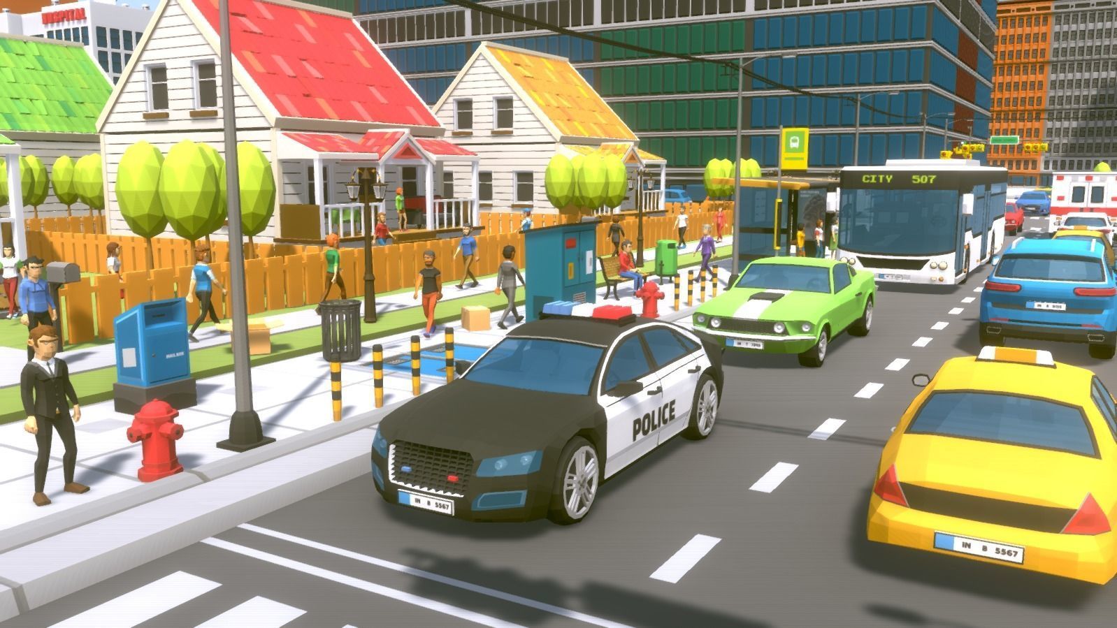 POLYGRUNT - Low Poly City Pack 3D ART Low-poly 3D model_3