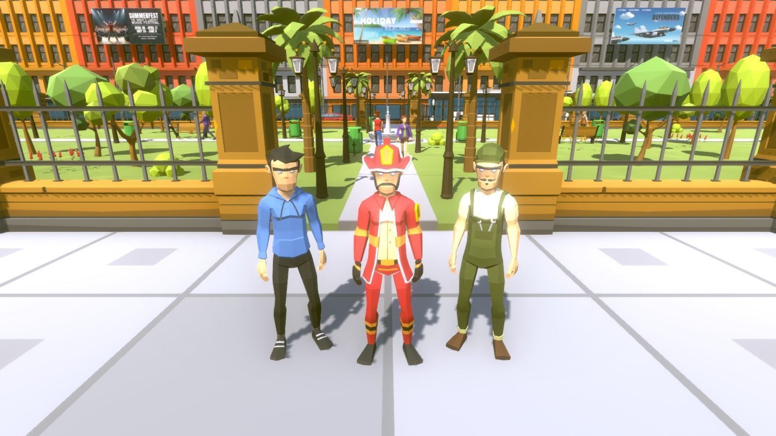 POLYGRUNT - Low Poly City Pack 3D ART Low-poly 3D model_9