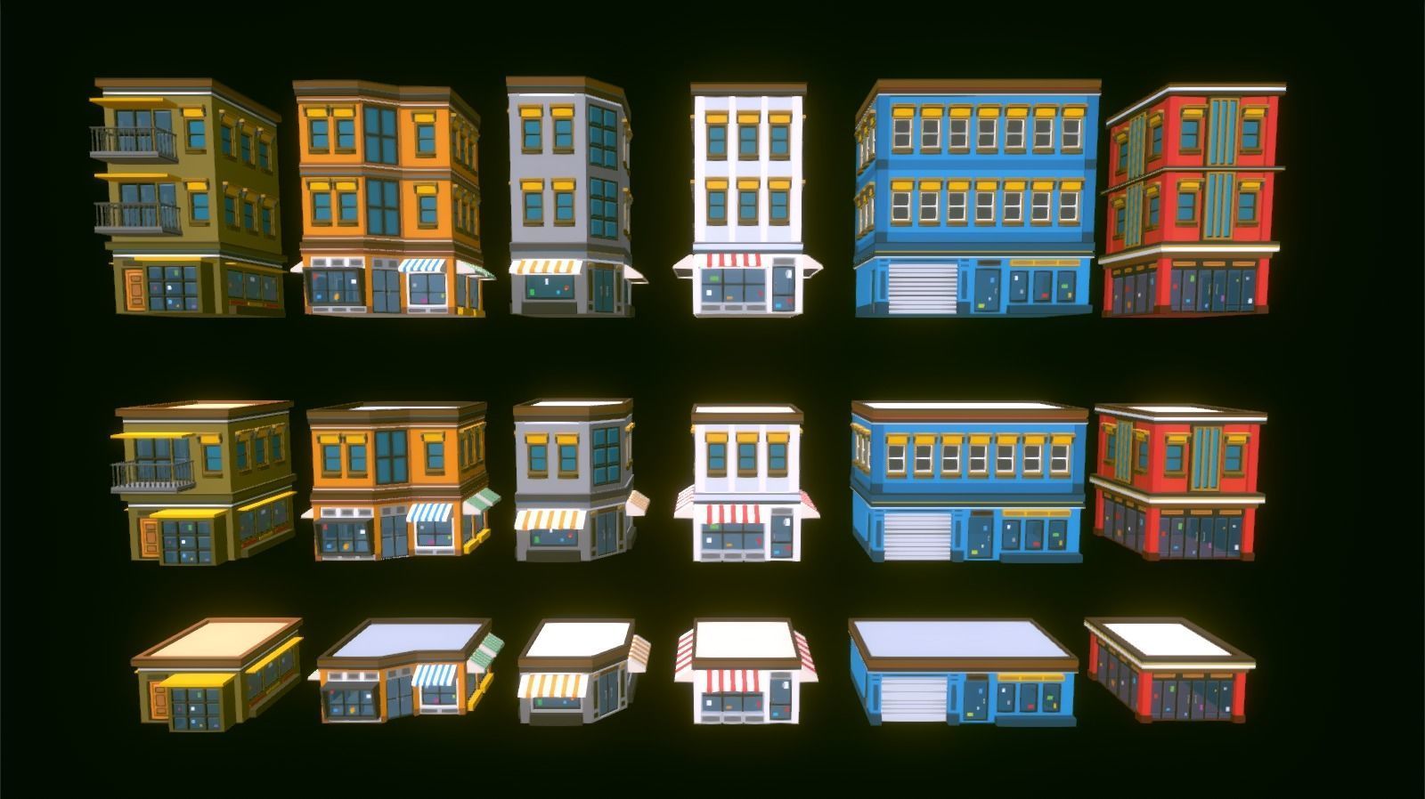 POLYGRUNT - Low Poly City Pack 3D ART Low-poly 3D model_32