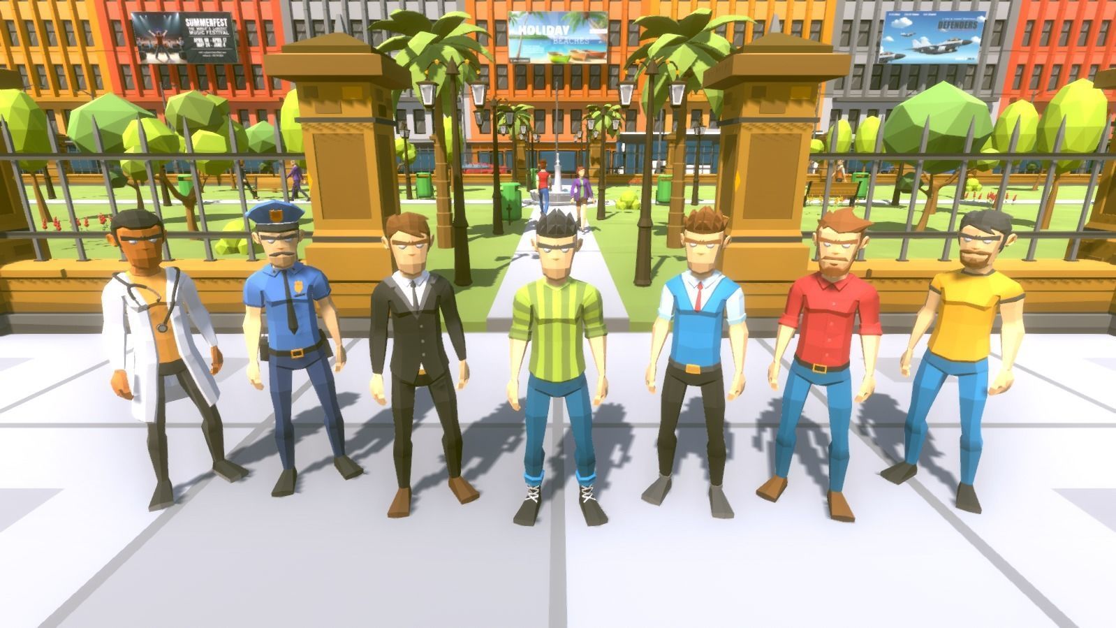 POLYGRUNT - Low Poly City Pack 3D ART Low-poly 3D model_8