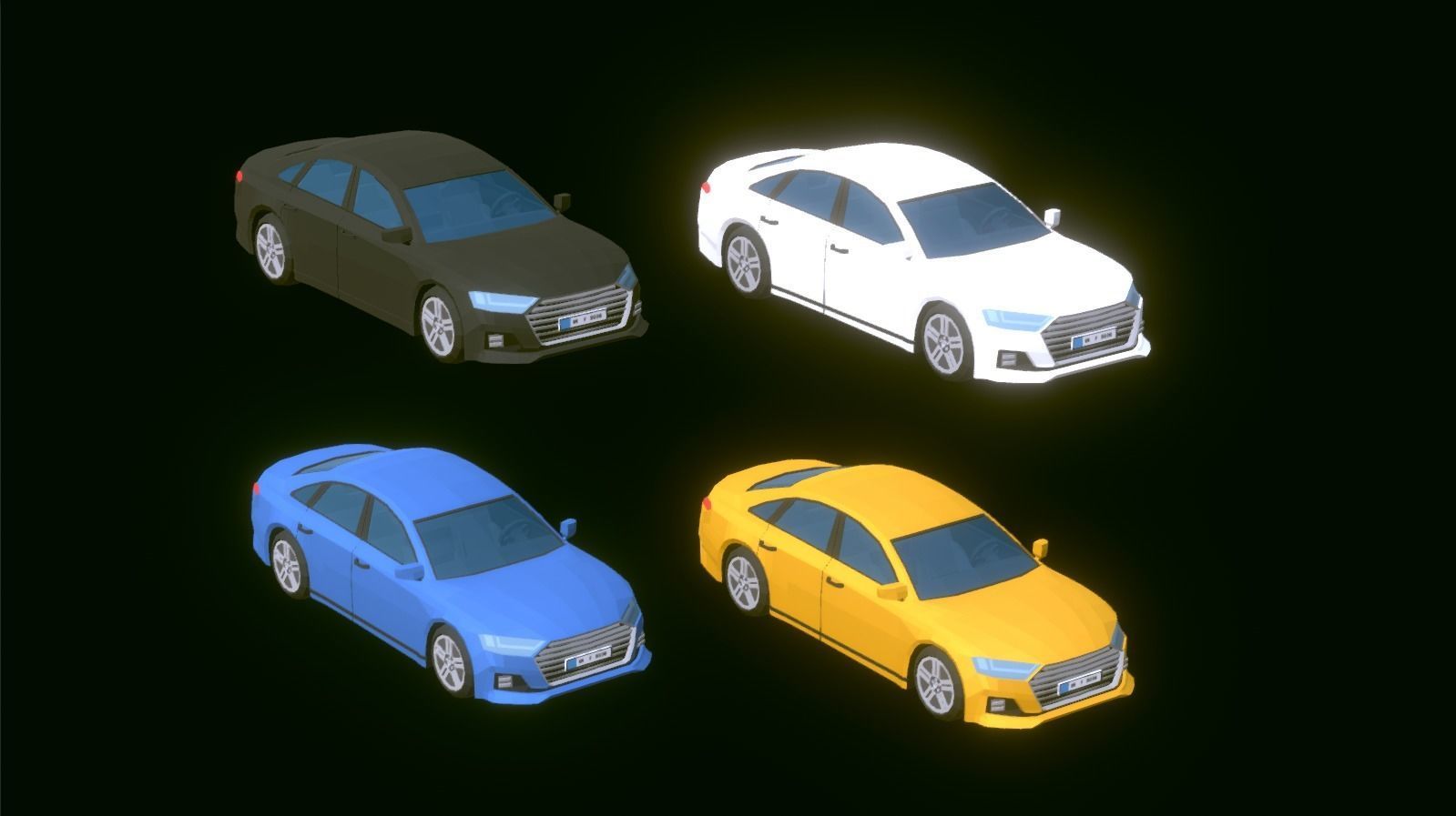 POLYGRUNT - Low Poly City Pack 3D ART Low-poly 3D model_19