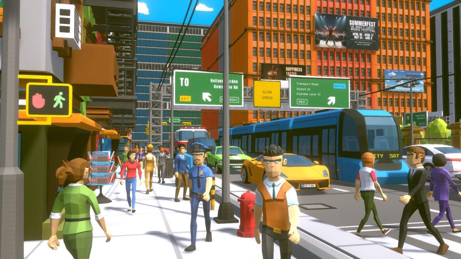 POLYGRUNT - Low Poly City Pack 3D ART Low-poly 3D model_2