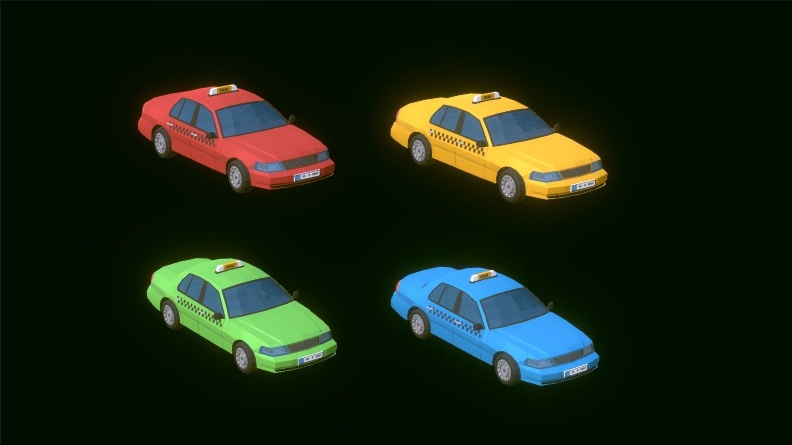 POLYGRUNT - Low Poly City Pack 3D ART Low-poly 3D model_22