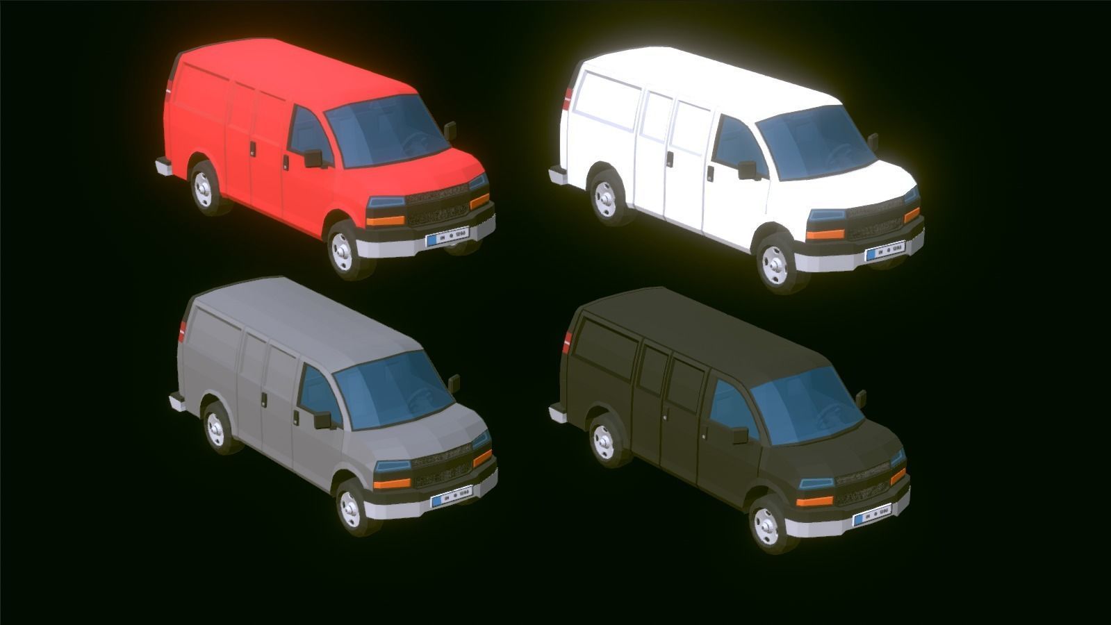 POLYGRUNT - Low Poly City Pack 3D ART Low-poly 3D model_24