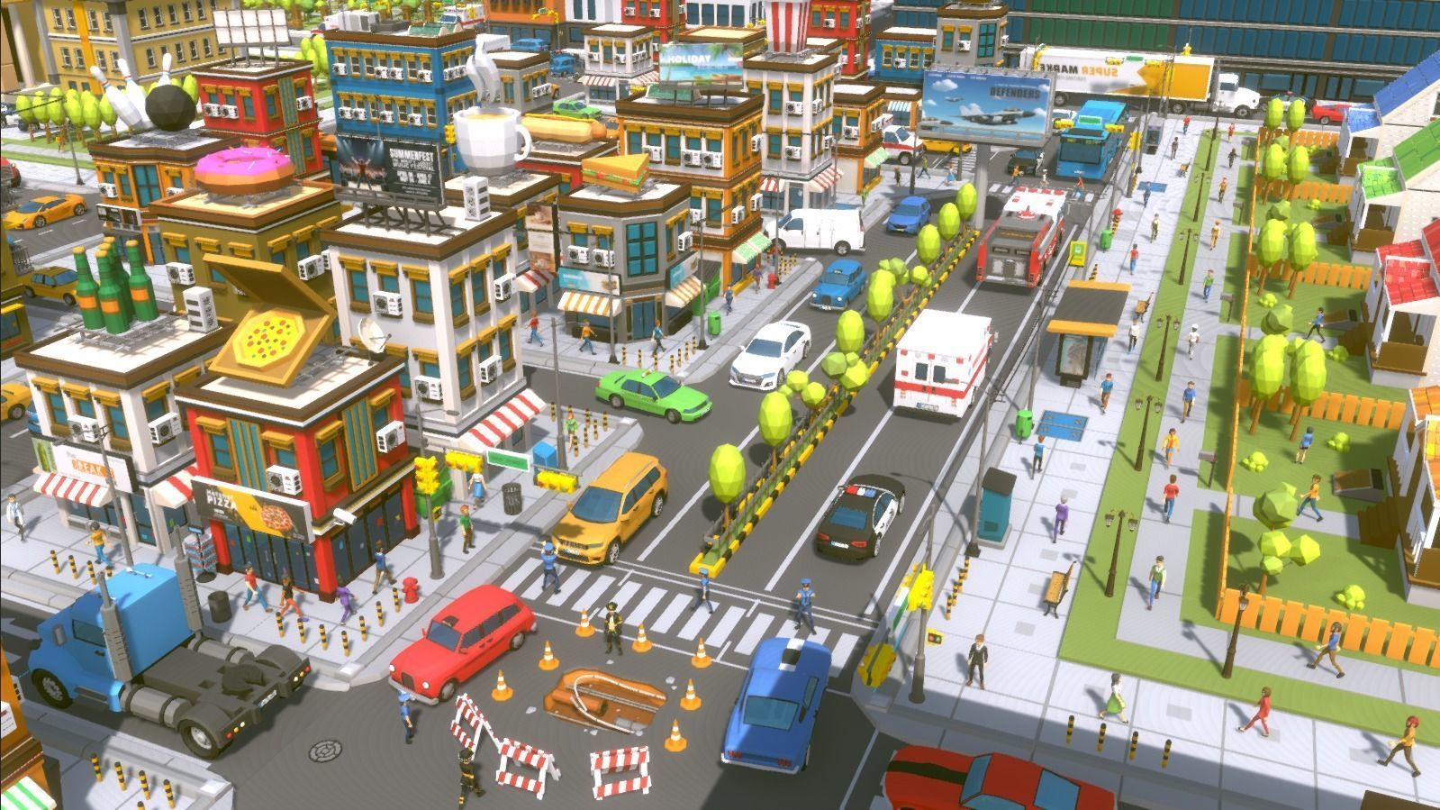 POLYGRUNT - Low Poly City Pack 3D ART Low-poly 3D model_5