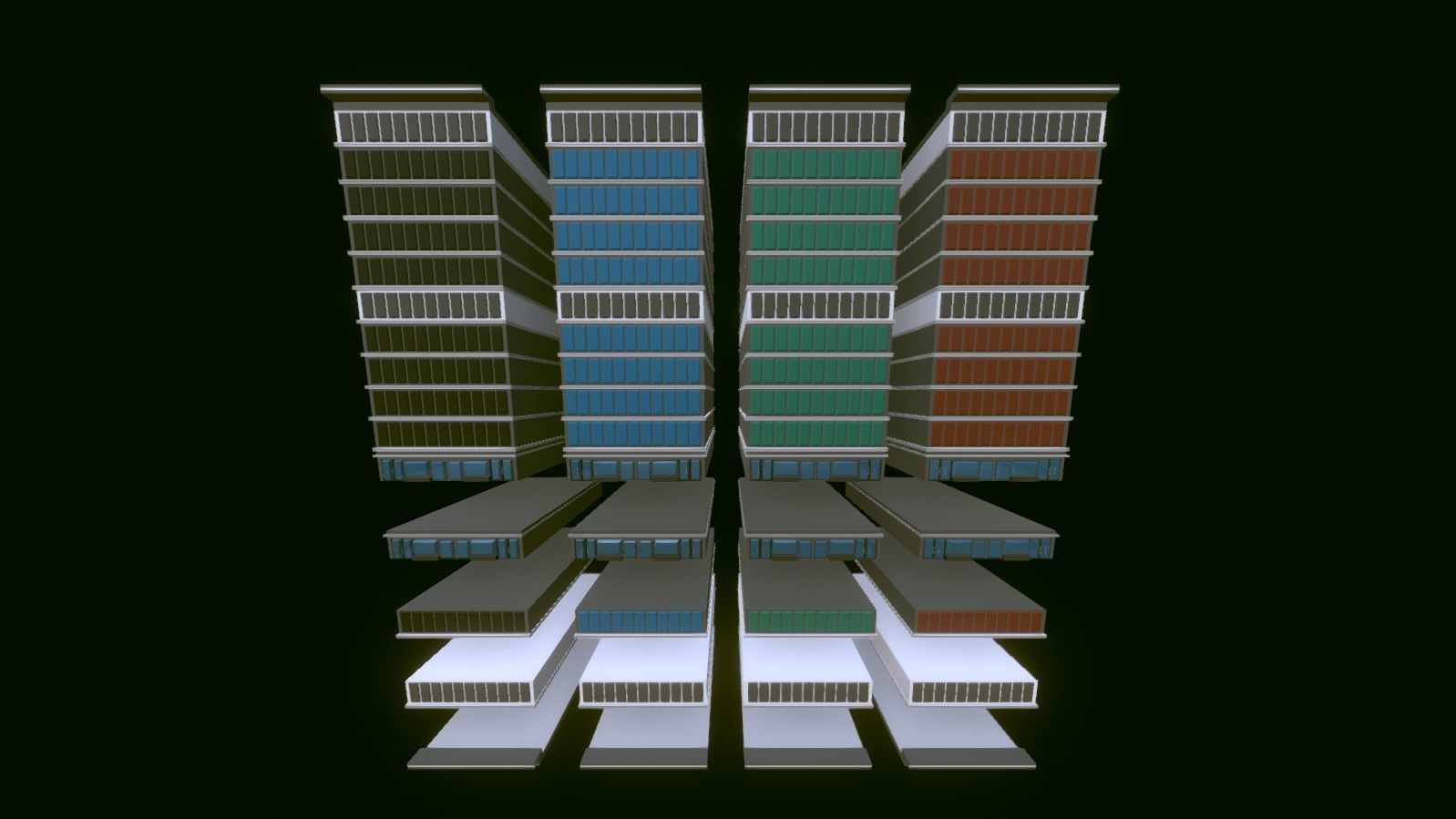 POLYGRUNT - Low Poly City Pack 3D ART Low-poly 3D model_37